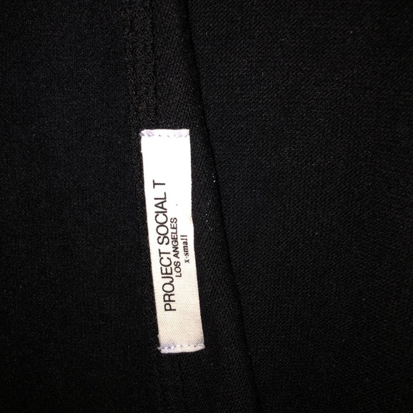 Project Social T black cardigan. - Picture 3 of 4